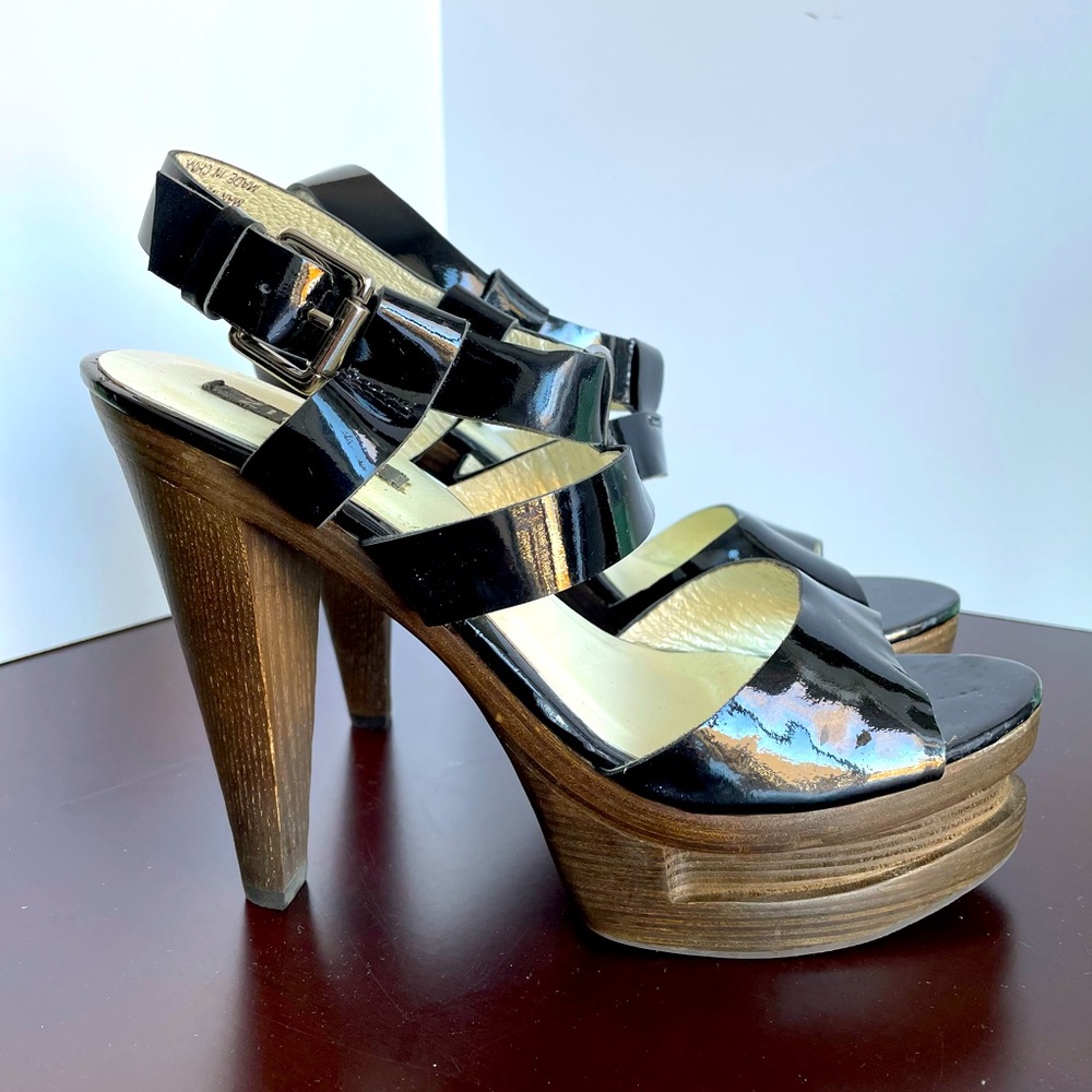 ZIGI girl black patent leather shoes